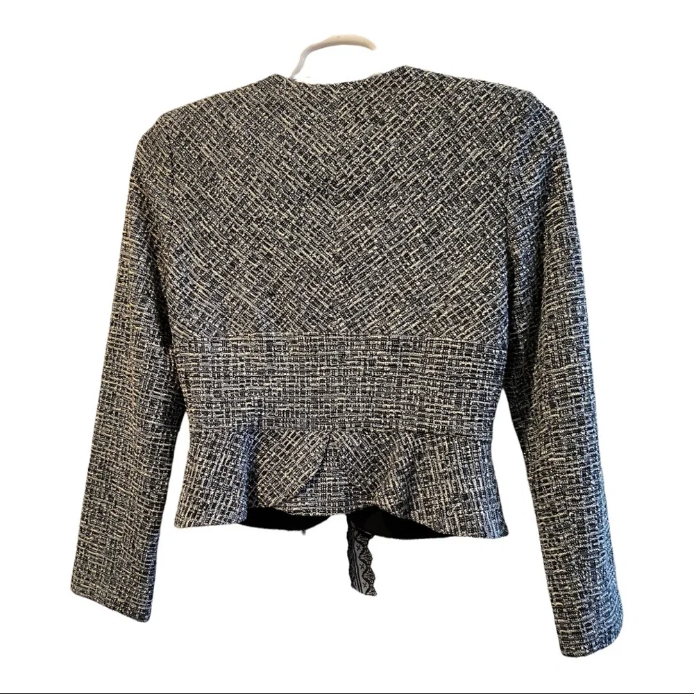 🆕 KAY UNGER New York 2 piece Skirt Suit Size 8 NWT Blue Multi 💙🖤 NWT - Picture 7 of 12